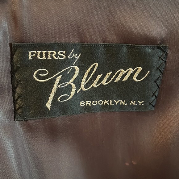 Mink coat full length long sleeve furs by Blum Brooklyn - Picture 9 of 11